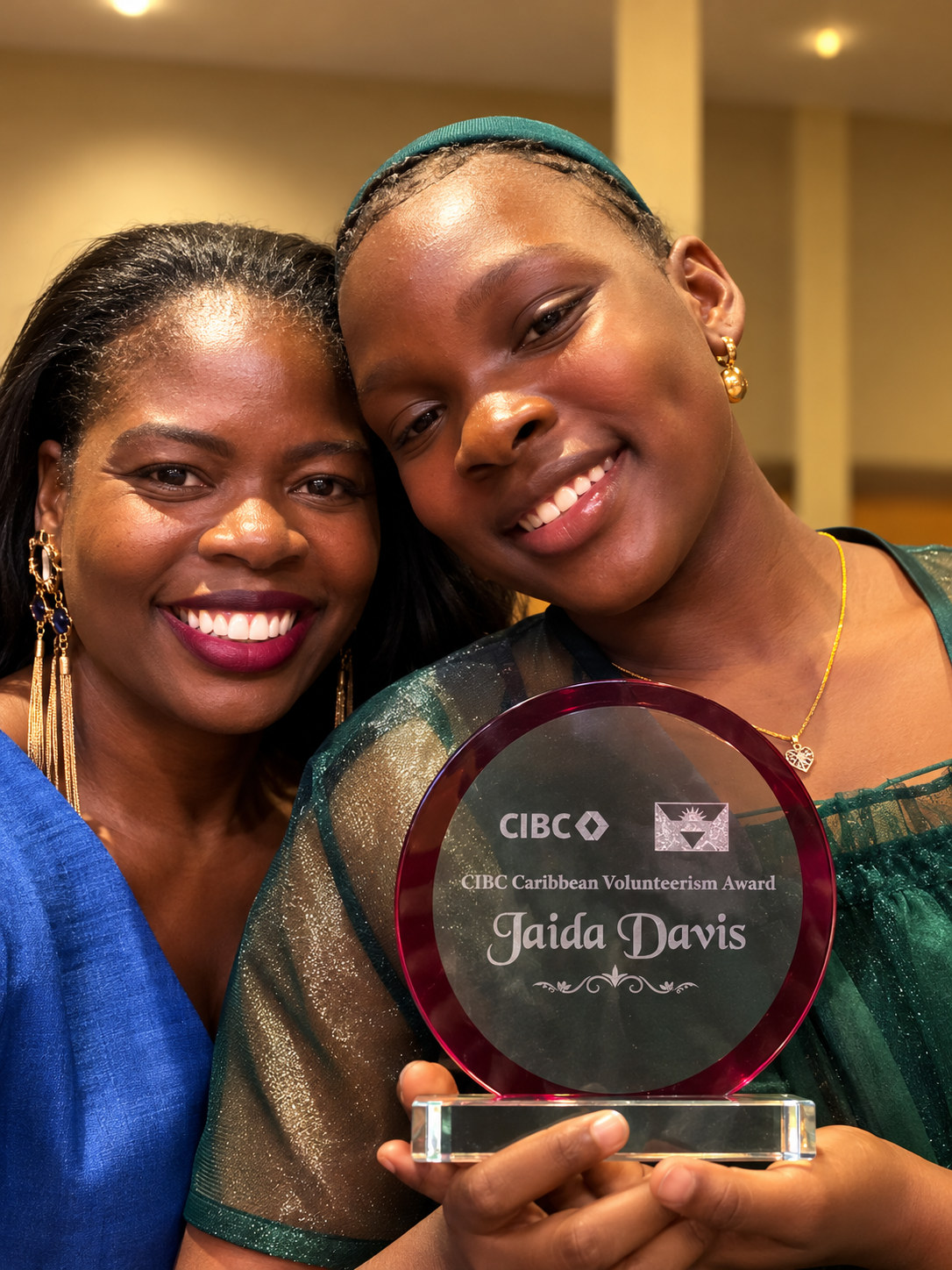 Joyful CIBC Volunteerism Award Selfie